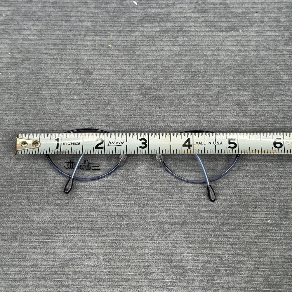Silhouette SPX M 1948 6053 Purple Oval Y2K Eyeglasses Frames 46-21-135 Austria